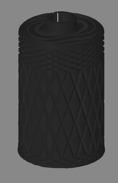 Extended axle sliders — full view