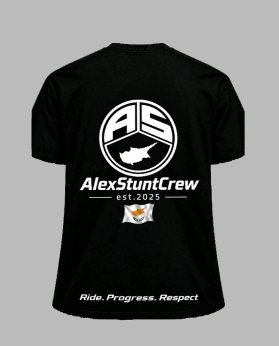 AlexStuntCrew T-shirt — back